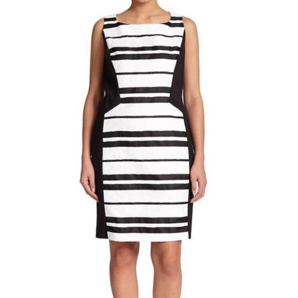 Lafayette 148 NY Black, white, Kimberly sheath